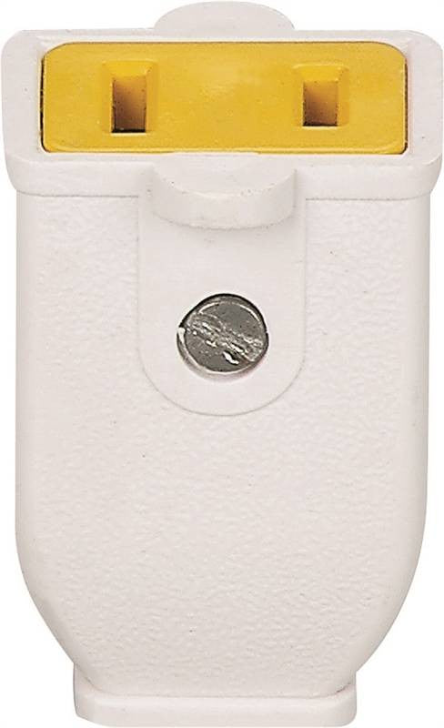 15a White Polarized Connector