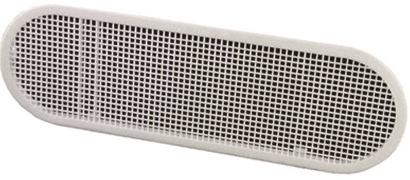Soffit Vent 4x12in White Oval