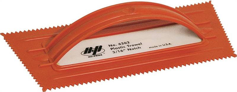 Trowel Vnotch 3-16x5-32in Orng