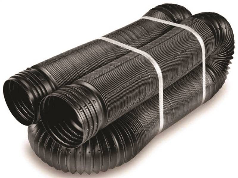 Drain Pipe Perf Flex 4inx25ft