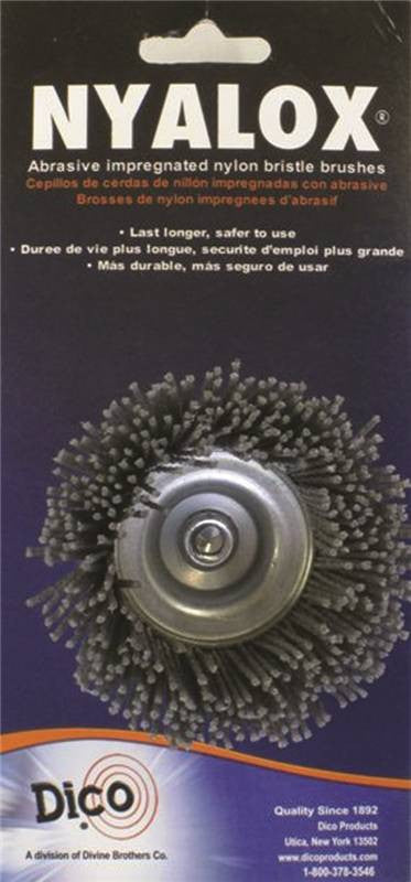 2.5" Grey Crs Nyalox Cup Brush