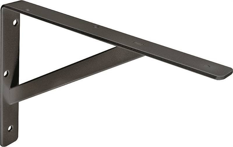 Bracket Shelf Stl Hd 16in Blk