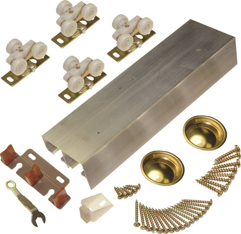 Bypass Dr 2-pnl Hdwr Set 48in