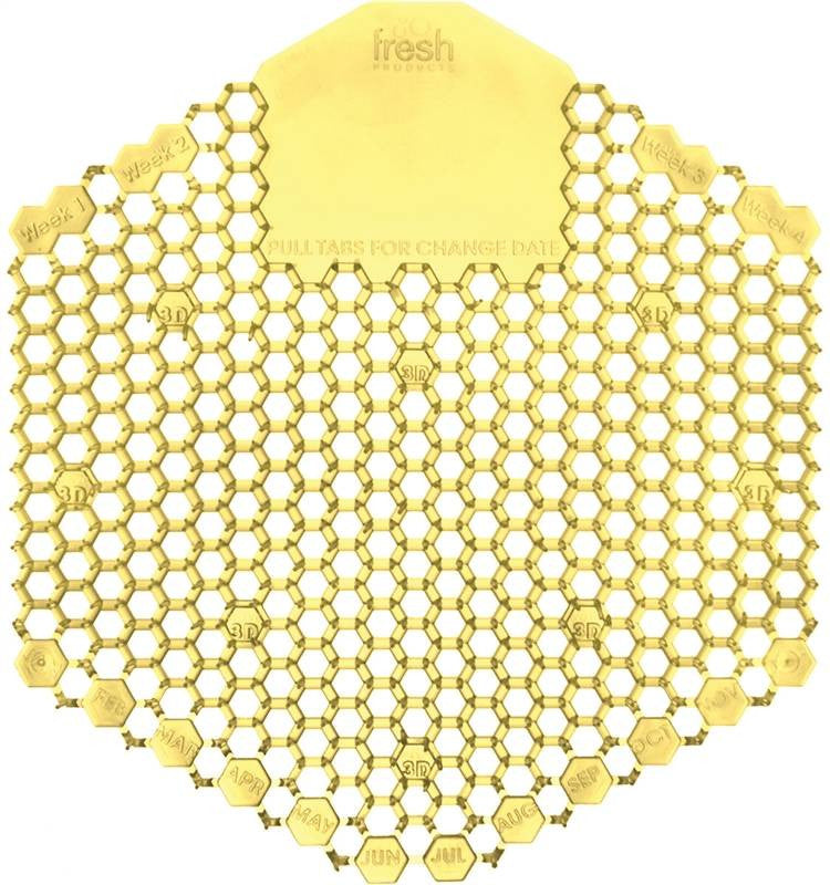 Wave Urinal Screen Citrus