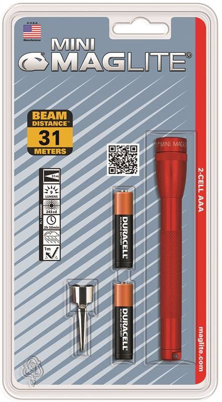 Flashlght Incan W-2aaa Adj Red