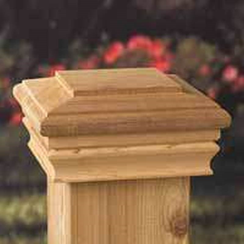Post Cap 4x4in Classic Cedar