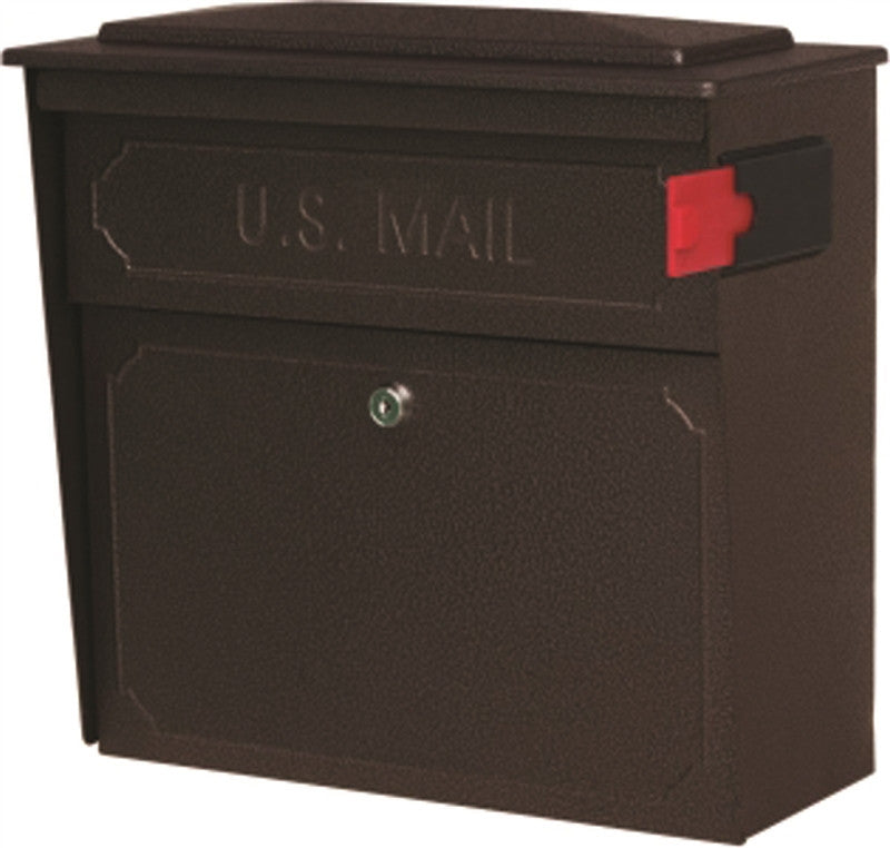 Mailbox Townhouse Wall Mt Brnz