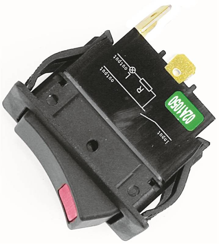 Switch Rocker Red On-off 3 Tab