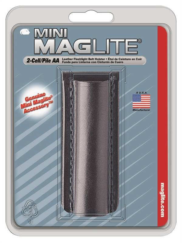 Holster Flashlight Leather 2aa