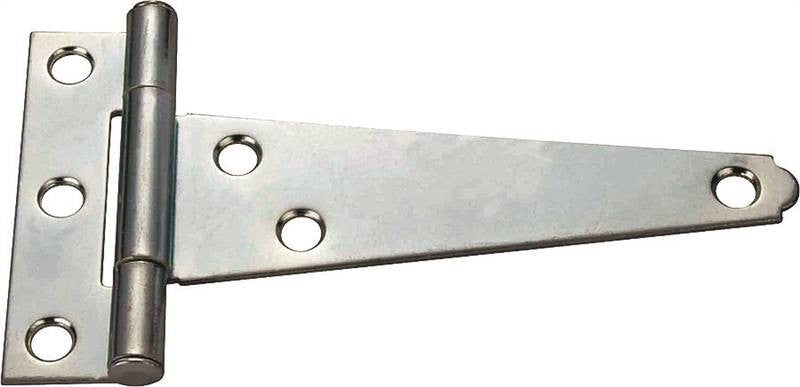 Hinge T Ld W-screws 3in Zinc