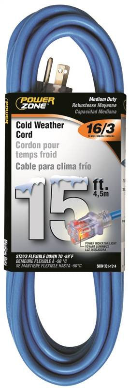 Cord Ext Otdr Rd Cld 16-3x15ft