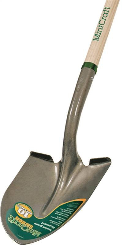 Shovl Rnd Pt Lacq Ash Hdl 48in