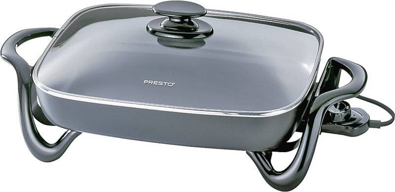 Skillet Ele W-gls Ld 1500w16in