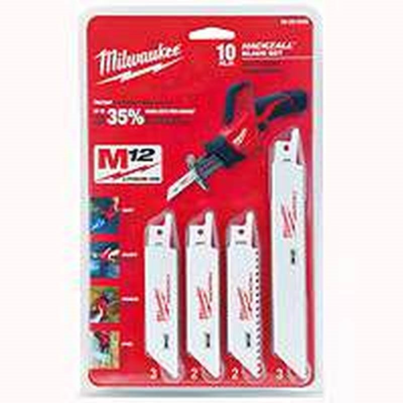 10pc Hackzall Blade Set