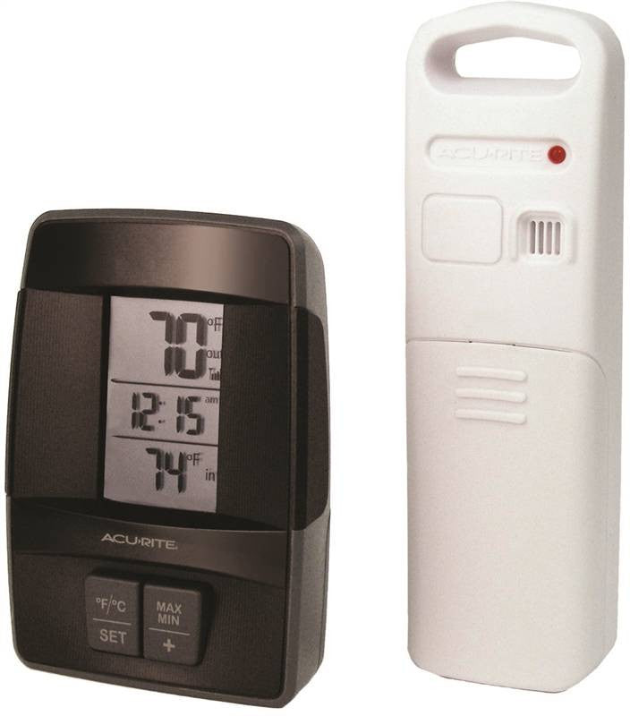 Thermometer Wirelss With Clock