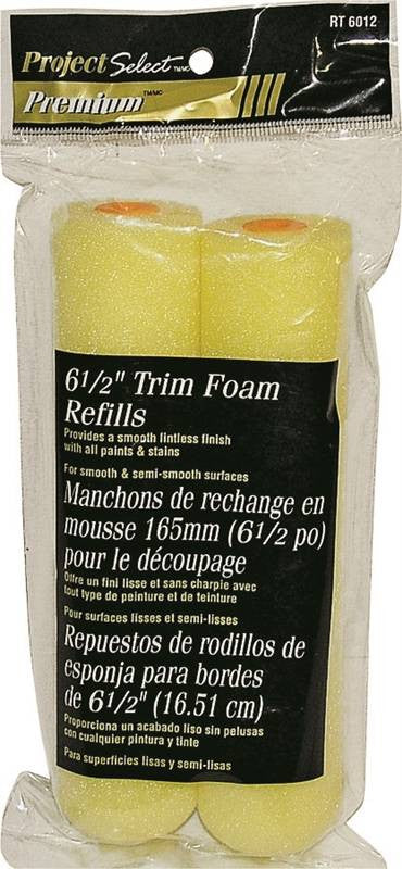 Roller Cover Foam 2pk 6.5in