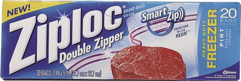 Bag Freezer Ziploc 1 Pint