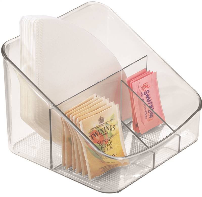 Organizer Coffee Clear Plastic