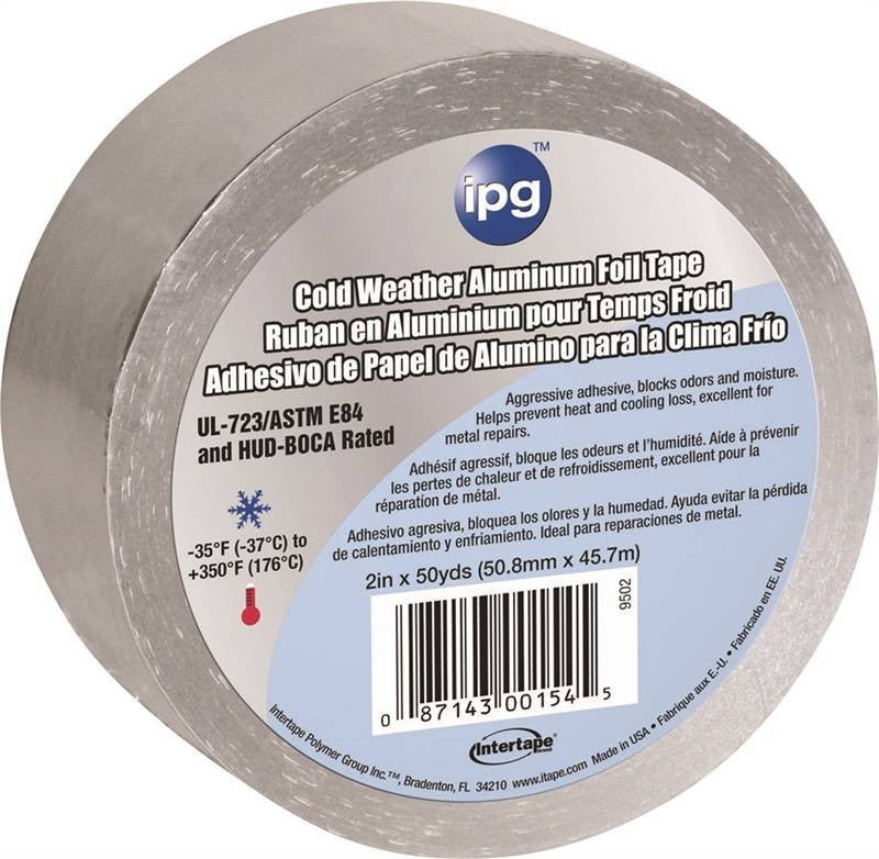 Tape Al Foil Cld Wthr 3inx50yd