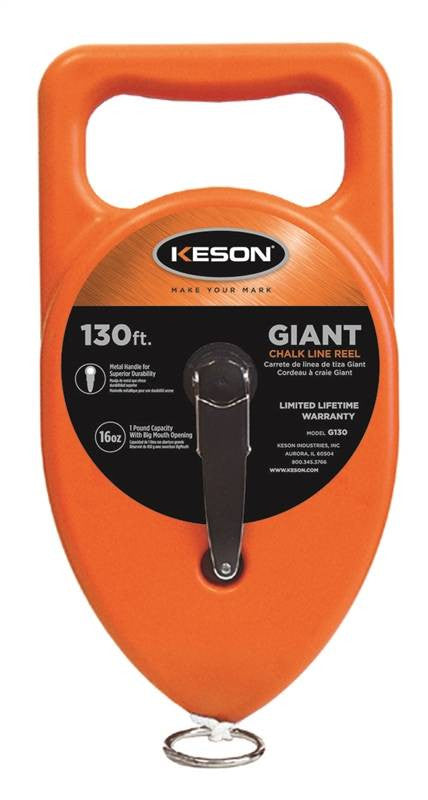 Reel Chalk Line 130ft Giant