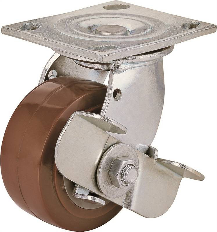 Caster Swivel 5in Poly-zinc