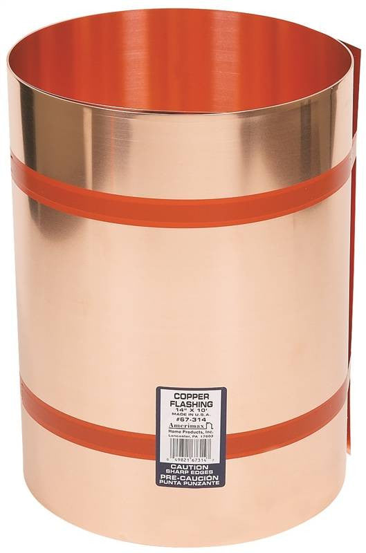 Roll Valley Flsh 14inx10ft Cu