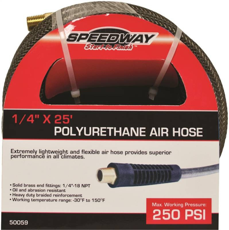 Air Hose 1-4x25ft Pu Speedway