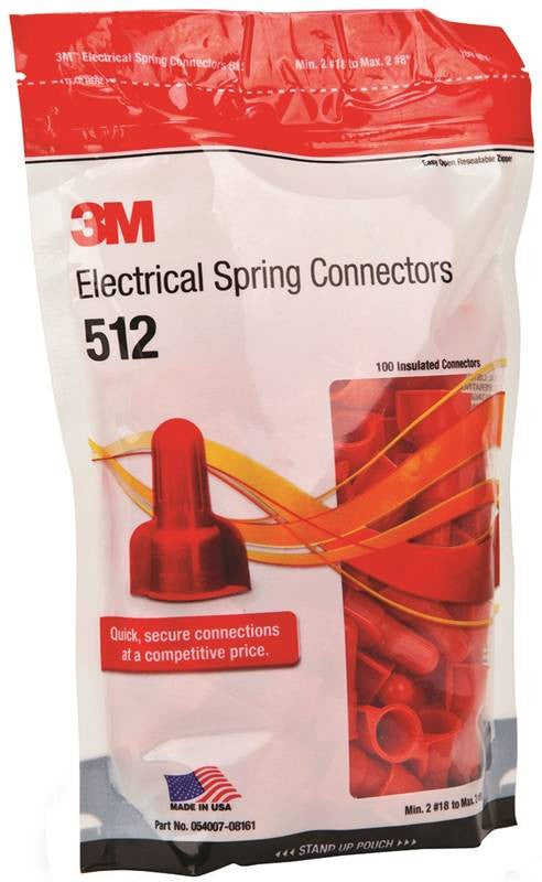 22-8 Red Elect Twst Connector