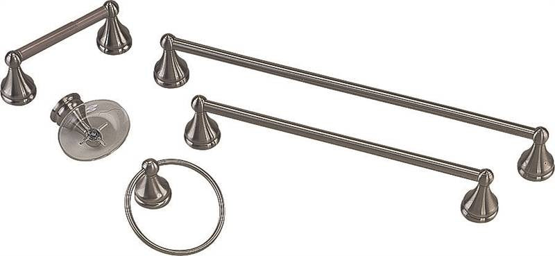 Bath Accessories Br Nickel 5pc