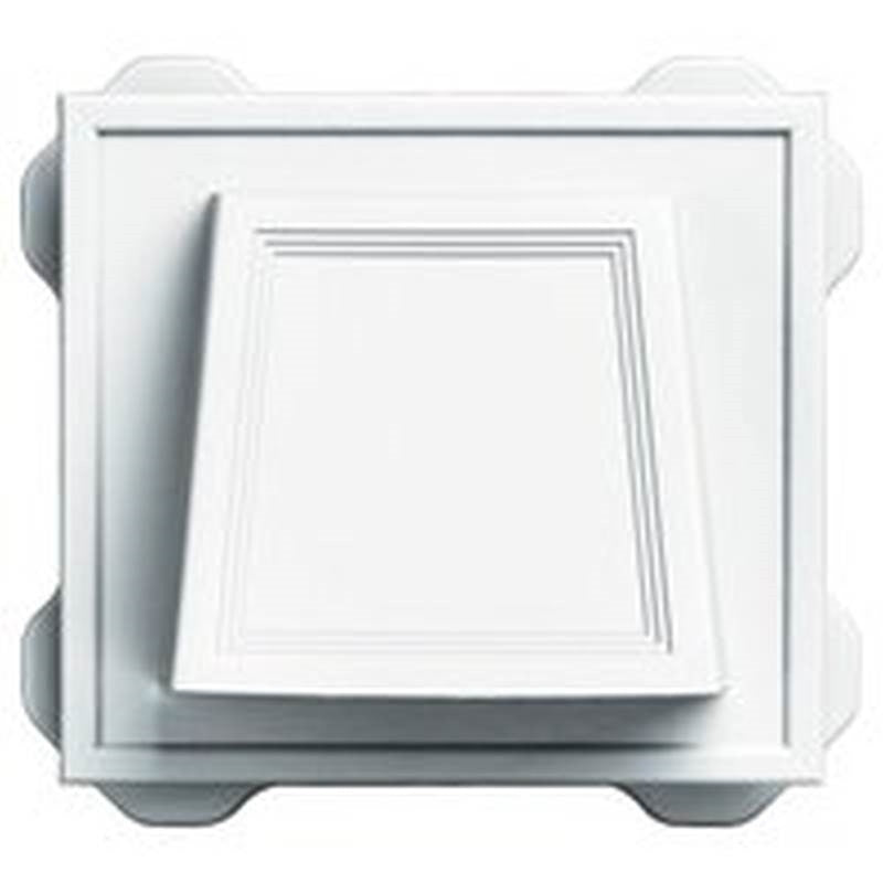 Hooded Vent 4in White