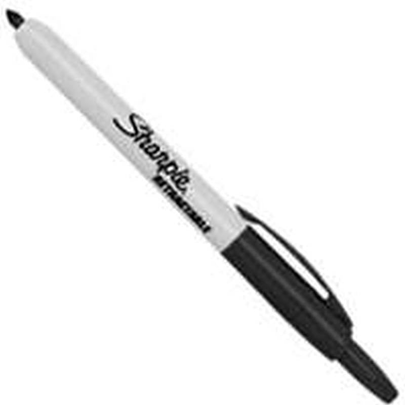 Marker Permnt Fine Pt Rtrc Blk