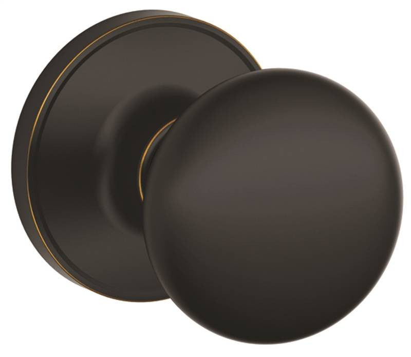 Knob Door Pass Ag Brz Stratus