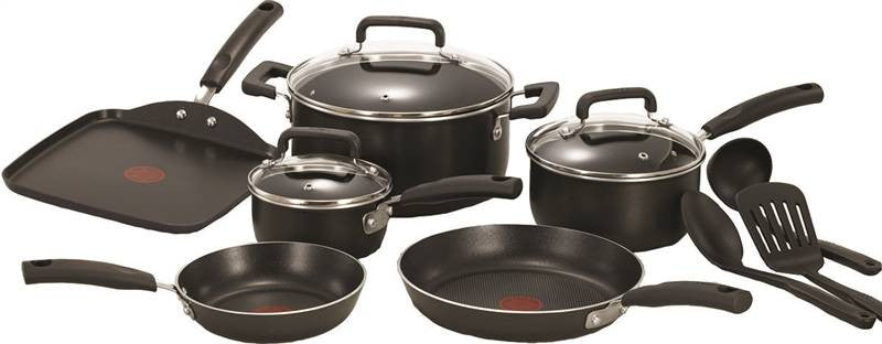 Cookware Set 12pc Nonstick Blk