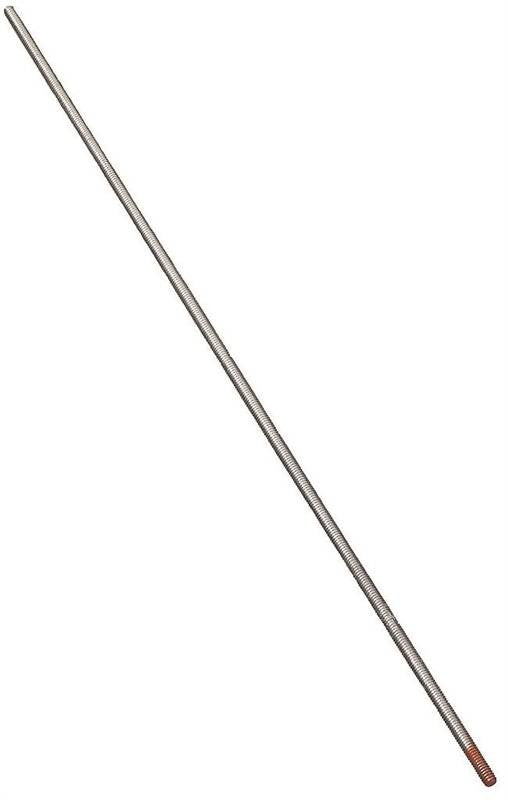 Steel Rod Thrd Zn Red 8-32x12