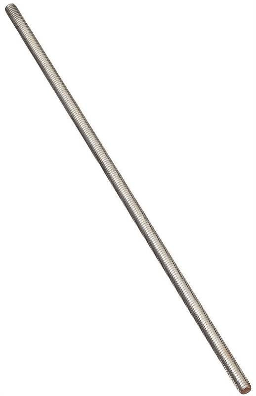 Steel Rod Thrd Zn Red 5-16x12