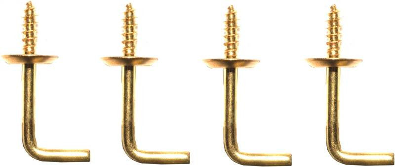 Hook Shoulder 3-4in Solid Brs