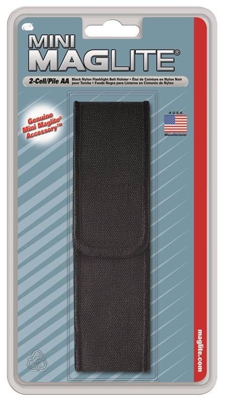 Holster Flashlight Nylon Aa Sz