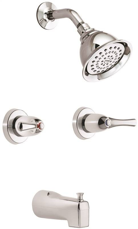 Tub-shower Faucet 2-hndl Chrm
