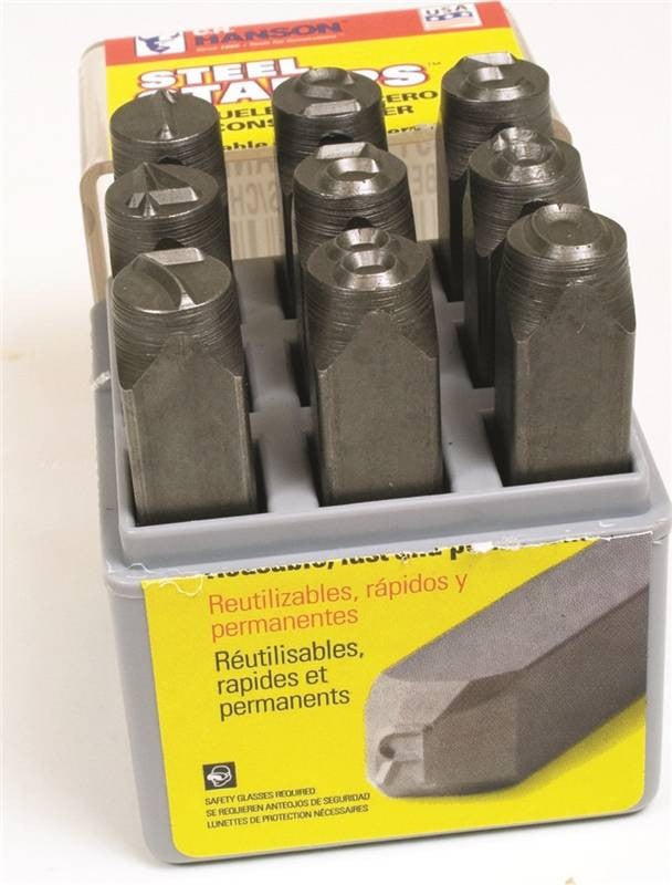 Stamp Number Kit 1-8in Steel