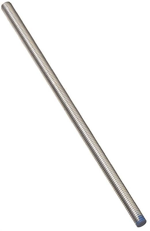 Steel Rod Thrd Zn Blu1-2-13x24