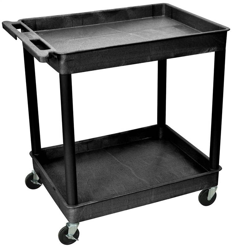 Cart Util Lg Tub 2 Shlf 400lb