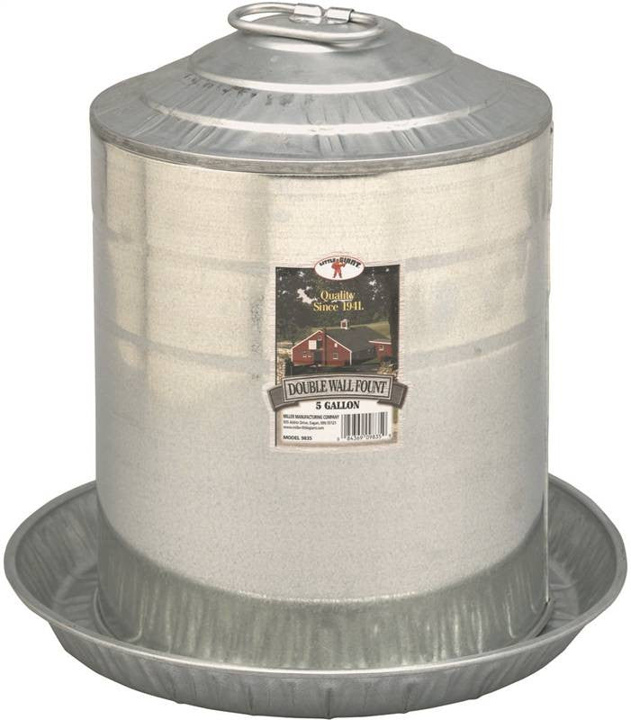 5gal Dbl Wall Pltry Fountain