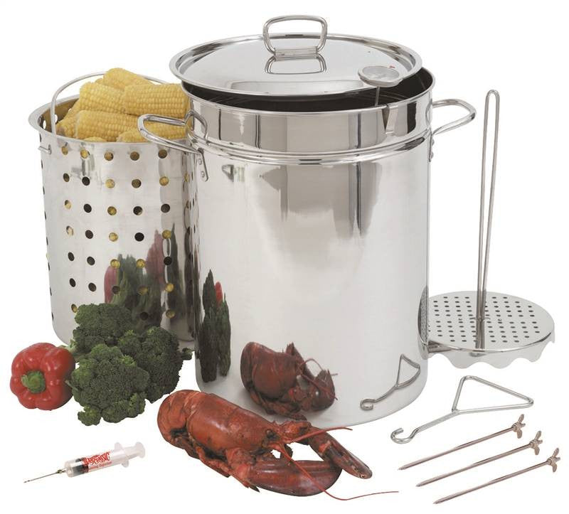 Fryer Turkey W Lid 32qt Bay Cl