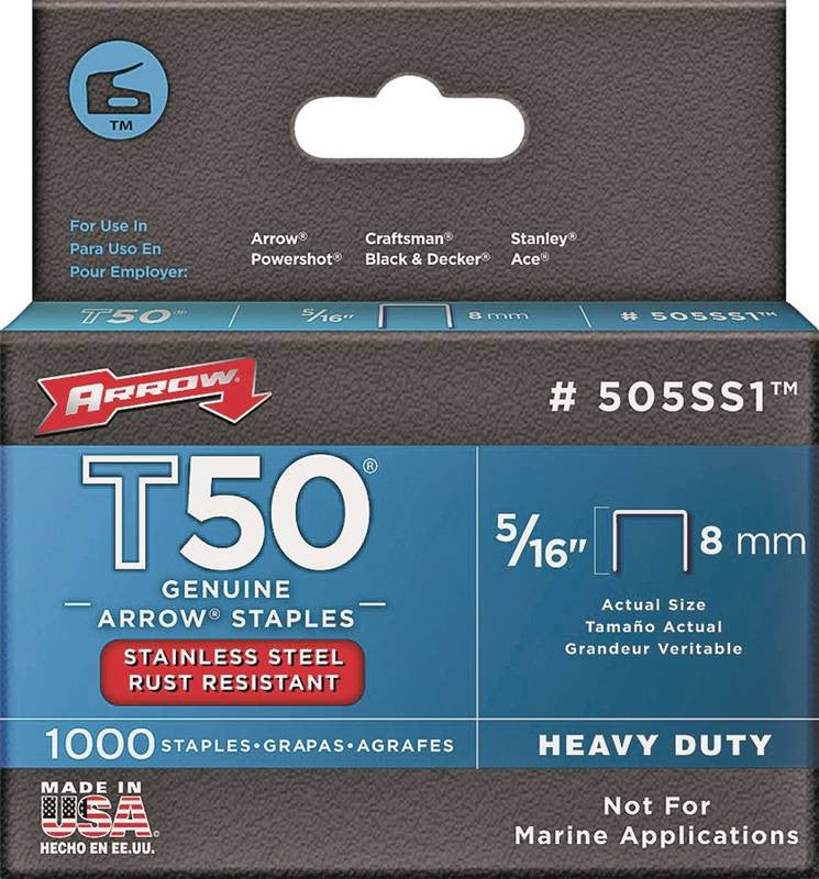 Staple 5-16 Inch Stainless Stl
