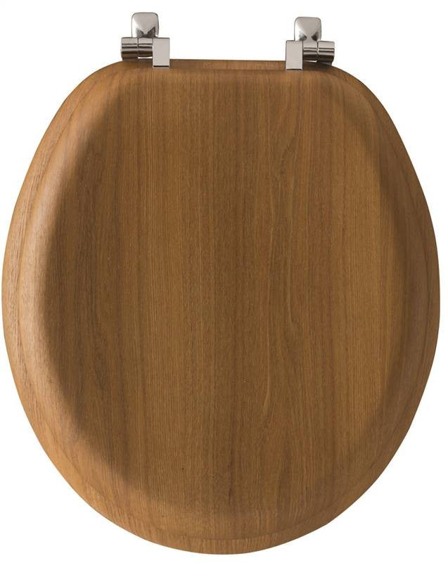 Toilet Seat Elong Nat Oak