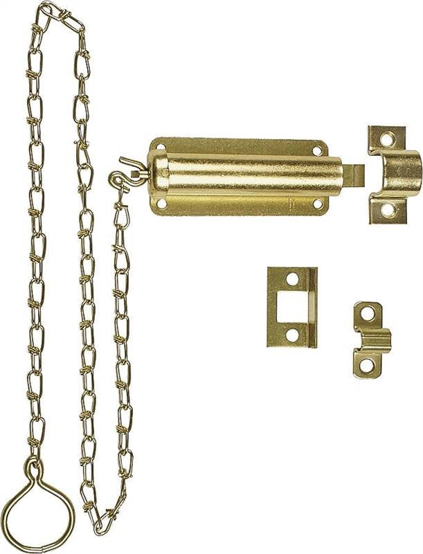 Bolt Chain Steel 3in Sat Brs