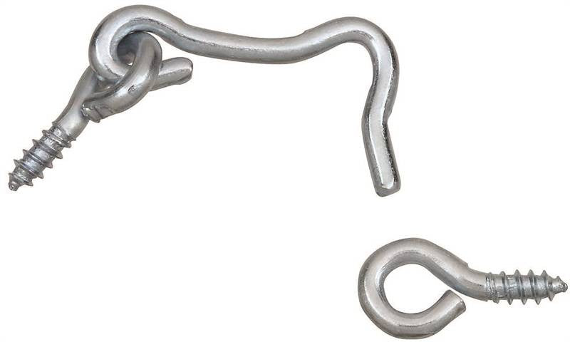 Hook-eye Steel 1in Brt Zinc