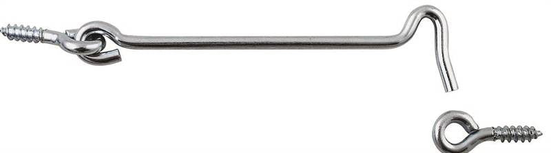 Hook-eye Steel 6in Brt Zinc