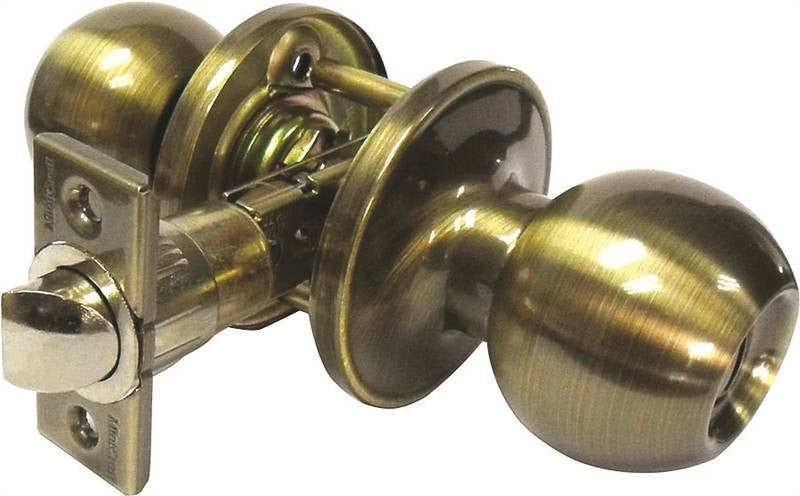 Passage Knob Ant Brs 6way Adj