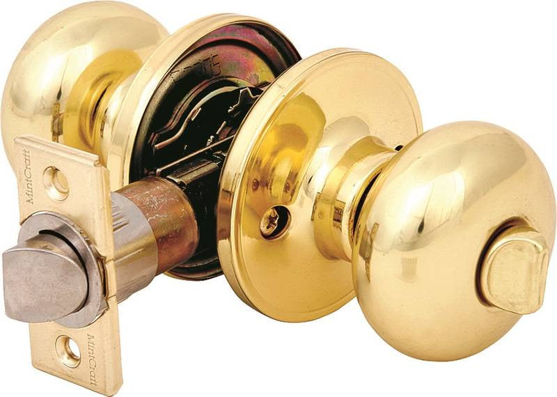 Privacy Knob Pol Brs 6way Adj